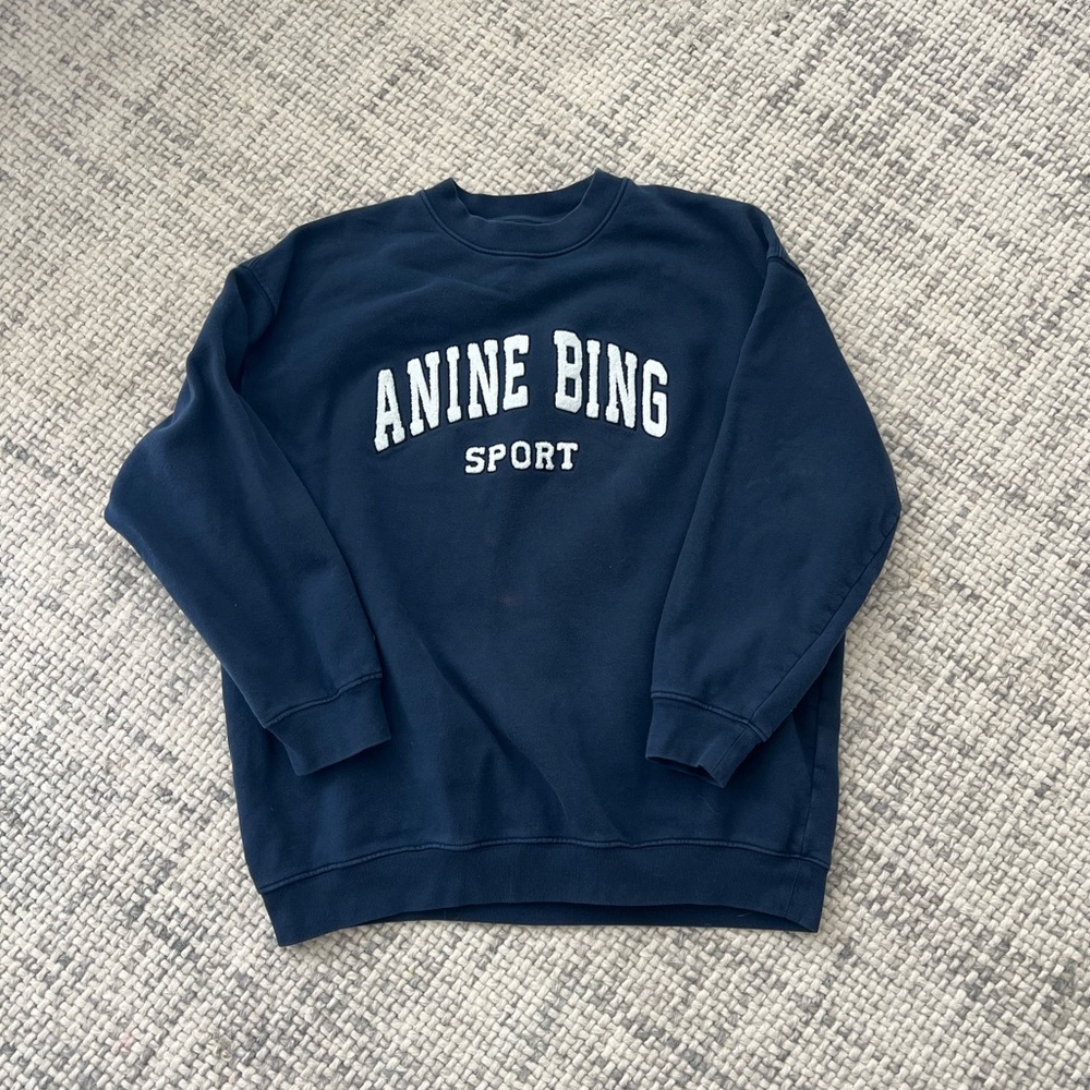 Anine Bing Tyler Sweatshirt - Navy